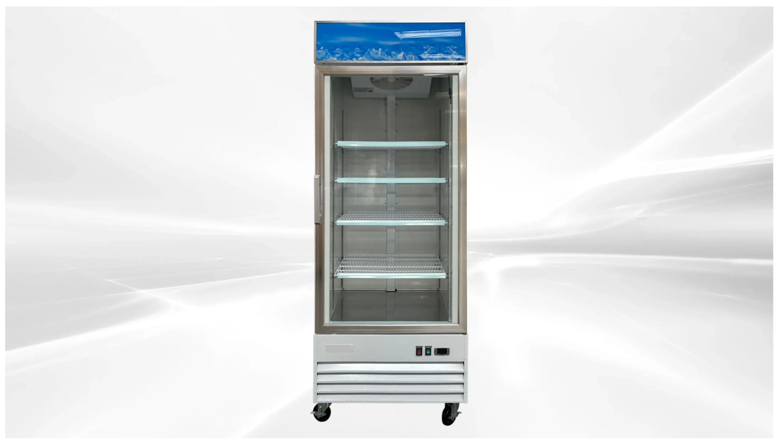 31 in. Single Glass Door Food Merchandiser Commercial Freezer, 23 cu. ft. - Image 8