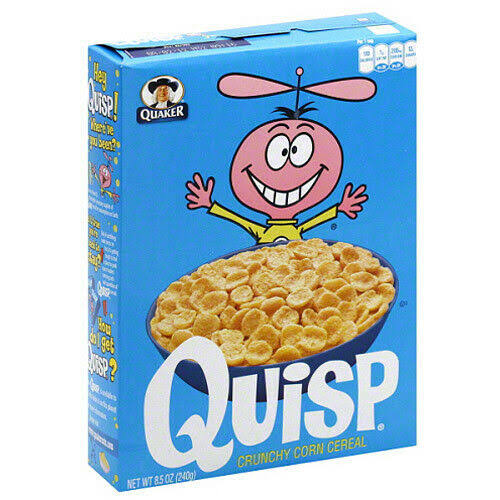 Quisp Crunchy Corn Cereal 8.5 oz (Pack of 12)