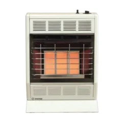 Empire SR18WNAT 18000 BTU 3-Heat Settings VF Manual Infrared Gas Heater Heater, White