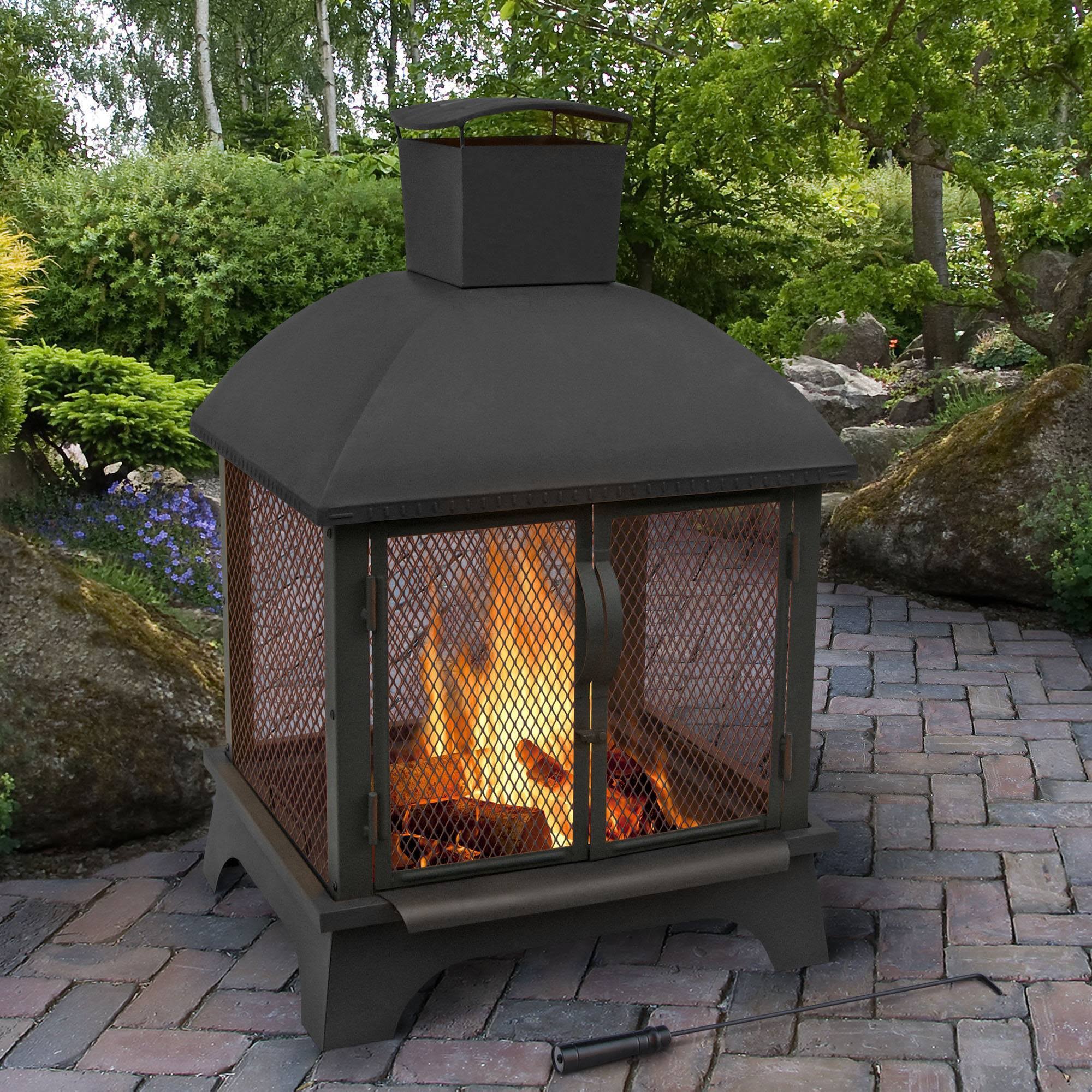 Landmann Redford Outdoor 26×22 Fireplace, Black 2024 Best Sellers - Image 3